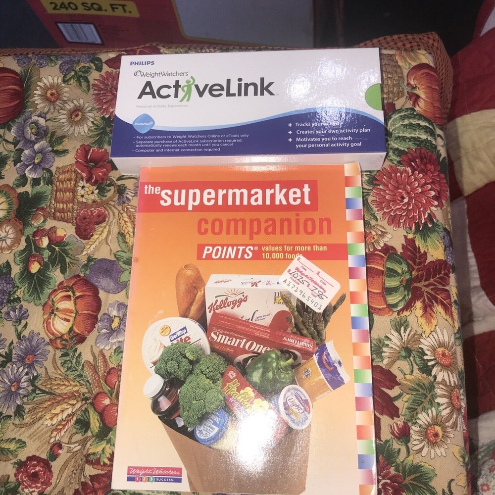 Weight Watchers ActiveLink Activity Tracker and Supermarket Companion Book Set